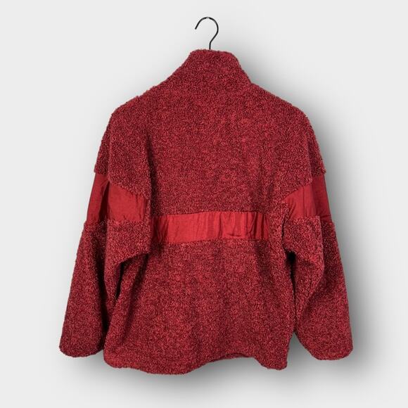 Adidas Originals Sherpa Teddy Half Zip Pullover Polar Fleece Jacket Size XS - Picture 3 of 9